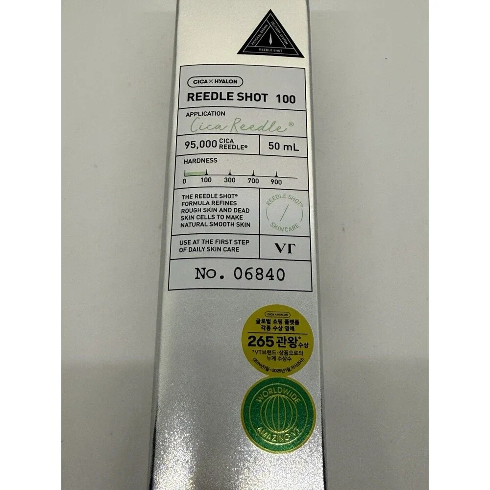 VT COSMETICS CICA Reedle Shot 100 Spicule Microneedling Serum 50mL Regular Sz‎